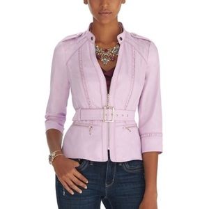White House Black Market Lilac jacket